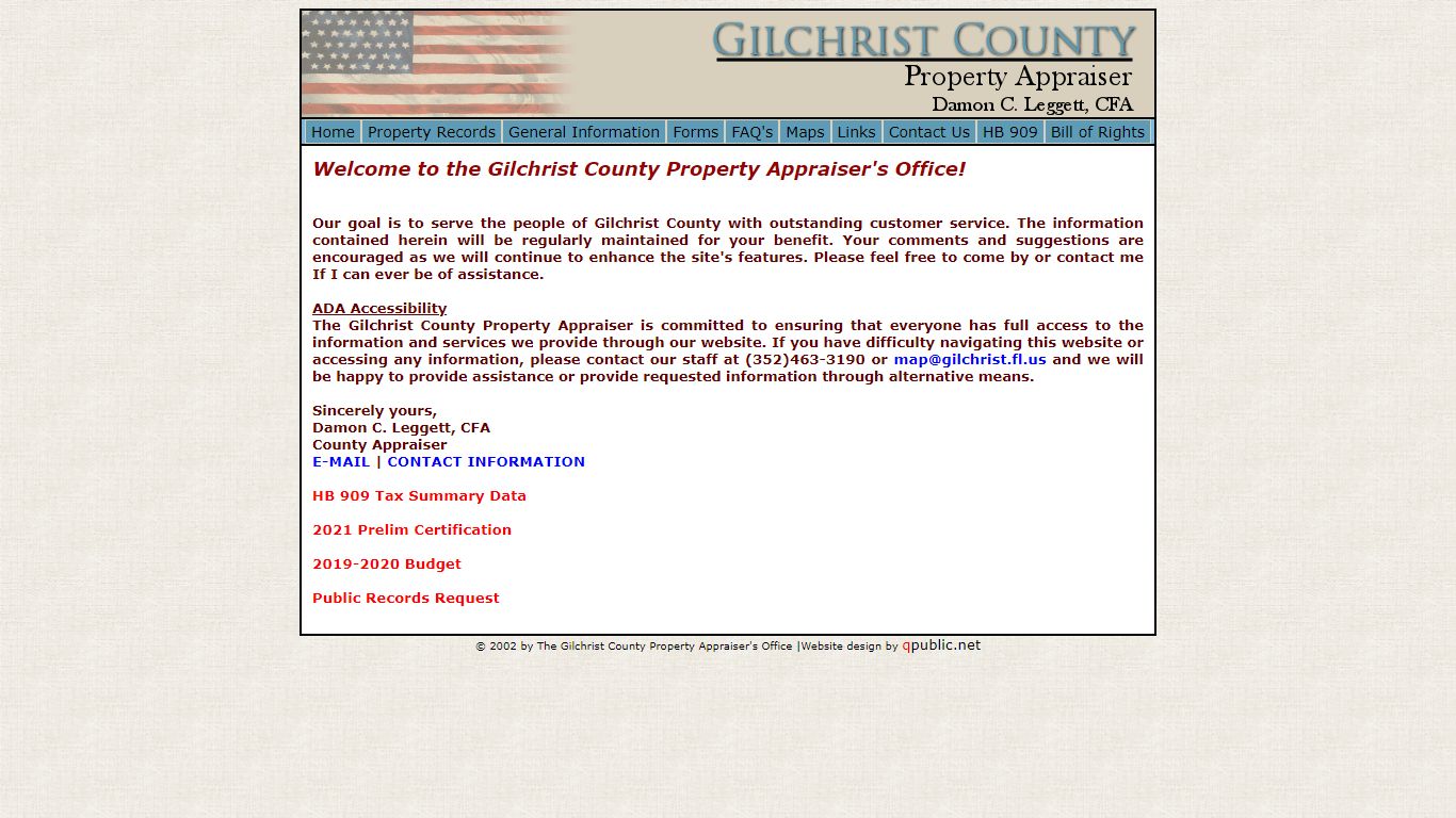 Gilchrist County Florida Property Appraiser